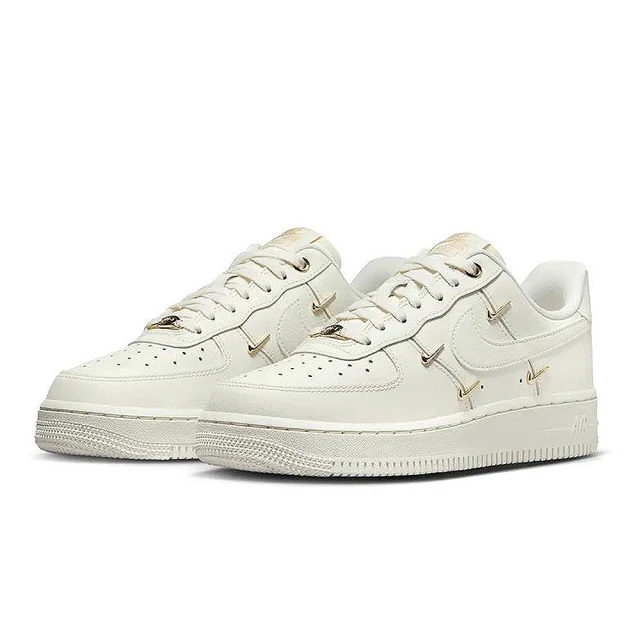 NIKE 耐吉 W Nike Air Force 1 Mini Gold 小金勾 炫雅 休閒鞋 運動鞋(FV3654-111)