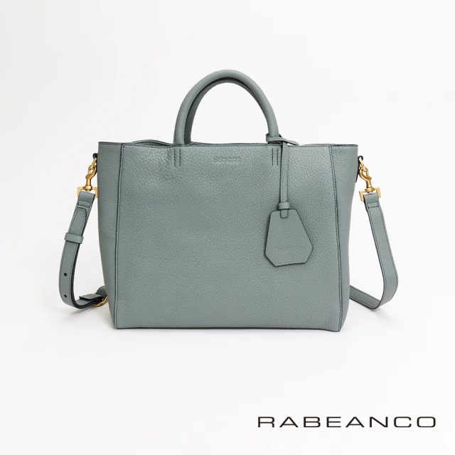 RABEANCO 迷時尚系列優雅兩用小手提包-大(灰綠)折扣