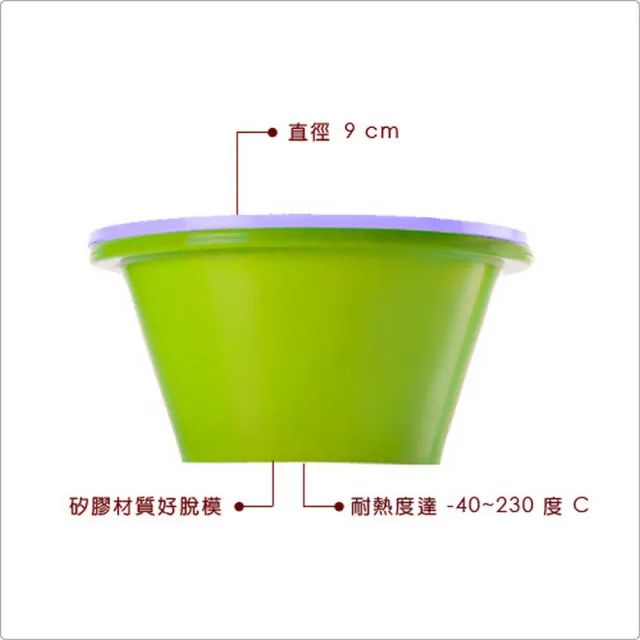 【IBILI】西班牙 附蓋矽膠布丁杯4入 / 點心烤模