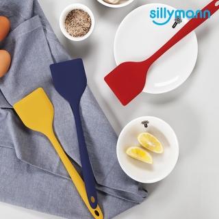 【韓國 sillymann】100%鉑金矽膠長柄煎鏟-四色(鉑金矽膠可沸水消毒、可進洗碗機高溫清潔)