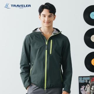 【TRAVELER 旅行者】男款GORE-TEX PACLITE單件式輕量防水外套 232TR101(GORE TEX/防水外套)