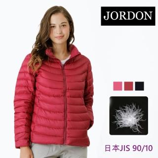 【JORDON 橋登】極暖斜紋立領羽絨外套(女外套/保暖外套/女長袖)