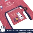 【Kusuguru Japan】附掛勾收納袋 防撥水環保袋 日本眼鏡貓NEKOMARUKE貓丸系列 購物袋(送禮 禮物)