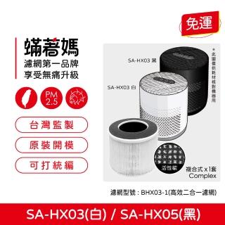 【著媽】濾網(適用 SABA SA-HX03 SA-HX05 空氣清淨機 BXH03-1)