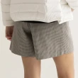 【Arnold Palmer 雨傘】女裝-復古格紋後鬆緊褲裙(淺咖啡色)