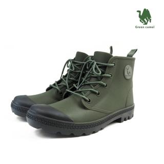 【日本Green Camel】戶外活動靴 短筒雨鞋 軍綠色 男女適用(GC5620-GN)