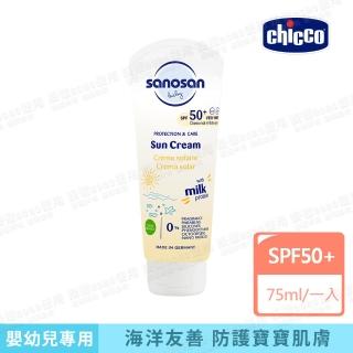 【sanosan 官方直營】珊諾baby防曬水潤乳霜SPF50+