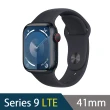 鋼化保貼組【Apple】Apple Watch S9 LTE 41mm(鋁金屬錶殼搭配運動型錶帶)