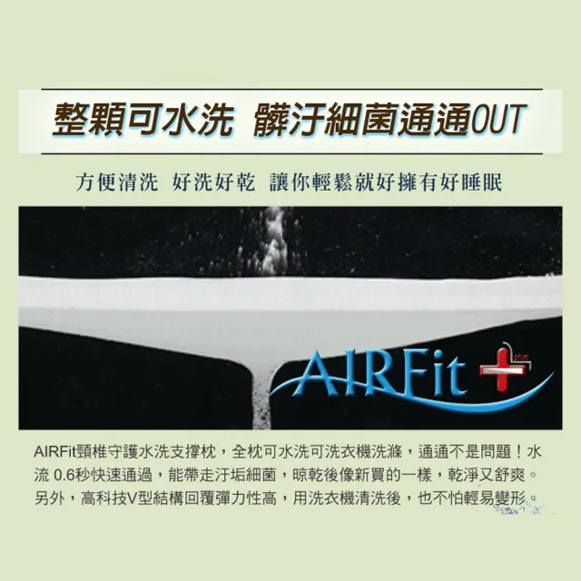 【日本旭川】AIRFIT氧活力可調式頸椎支撐枕-2入(感謝伊正真心推薦 枕頭)