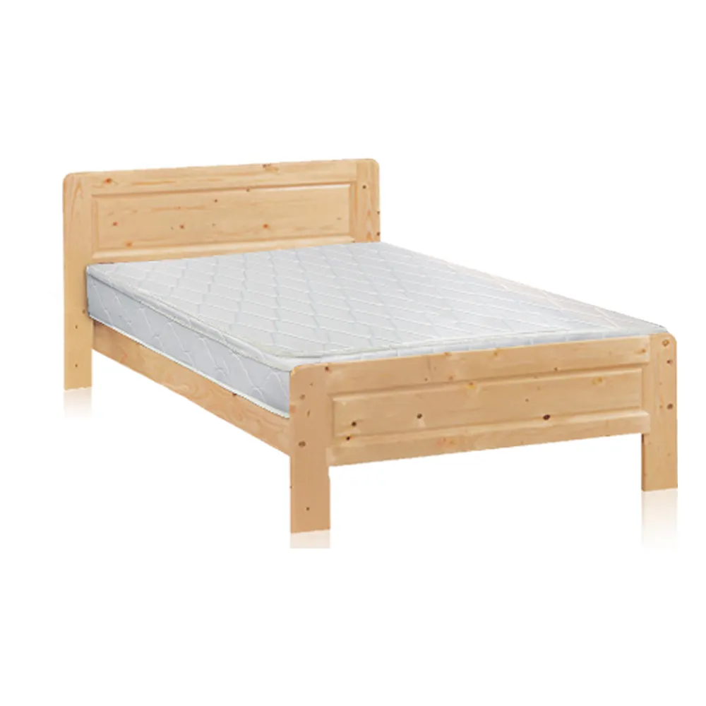 【ASSARI】房間組二件_松木床架+3M三線獨立筒床墊(單大3.5尺)