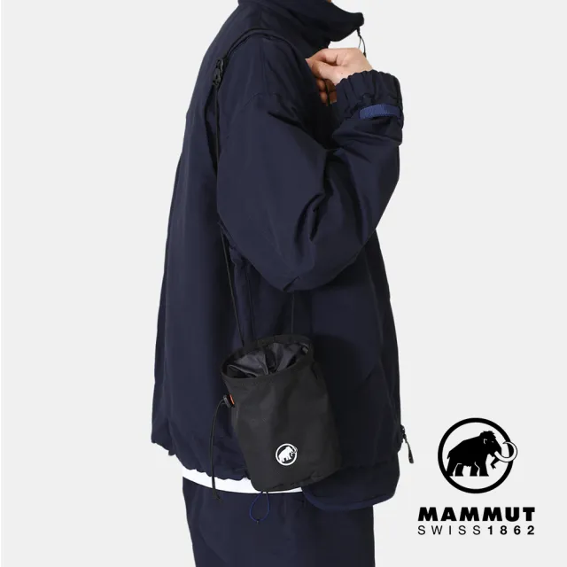 【Mammut 長毛象官方直營】Gym Basic Chalk Bag 多用途經典攀岩粉袋/側背包 花崗岩灰 #2050-00320