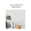 韓國原裝-高擬真自黏水貼壁紙-義大利白灰石(62片/捲Bianco White Gray)