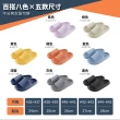 【FL生活＋】EVA厚底高彈力防滑拖鞋-5入組(八色 室內居家鞋)
