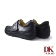 【DK 高博士】舒適 厚底 魔鬼氈 護士 空氣鞋 男款 88-0753-90 黑色