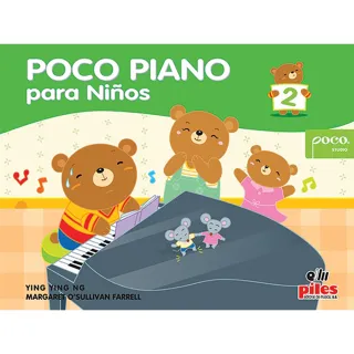 【Kaiyi Music 凱翊音樂】Poco學童用鋼琴教本 西班牙版 第2冊