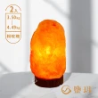 【鹽玥】粉玫瑰鹽燈 3.5-4.49kg｜原木底座(兩入組｜微調燈光電線)