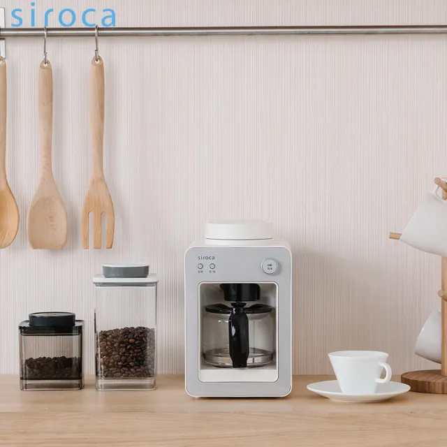【Siroca】自動研磨咖啡機 SC-A3510W(白)