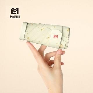 【MOORRLII】口袋傘 迷你傘 輕量傘 防曬傘 遮陽傘 折傘 摺傘 晴雨傘(輕便攜帶/黑膠抗UV/體感降溫/折疊傘)