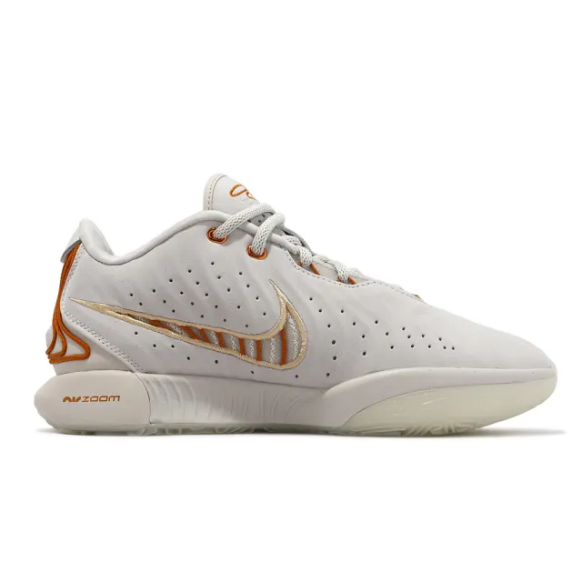 【NIKE 耐吉】籃球鞋 LeBron XXI EP Akoya 米白 首發配色 LBJ 21代 男鞋(FV2346-001)