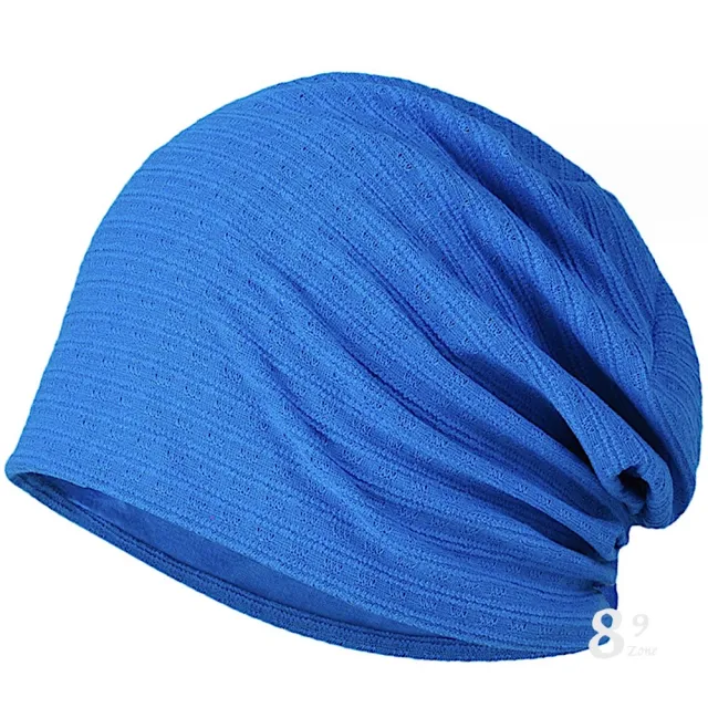 【89 zone】日系優雅透氣棉質保暖 運動帽 堆堆帽 騎行帽 套頭帽 防風帽 包頭帽 堆堆帽 頭巾帽(黑/白/咖啡)