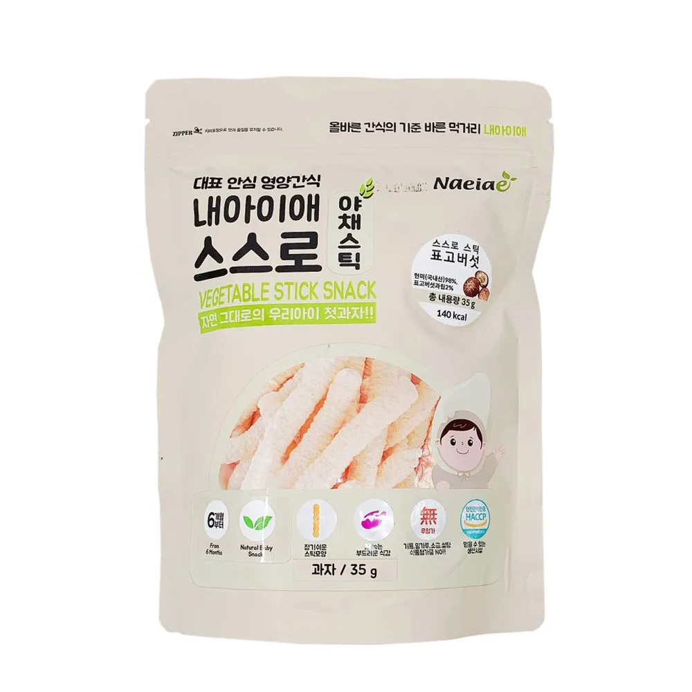 【韓國Naeiae】無添加寶寶米棒30g(建議6個月以上適吃)