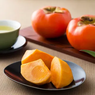 【玖肆愛吃】梨山8A富有甜柿6粒禮盒(300g/粒)(中秋禮盒)