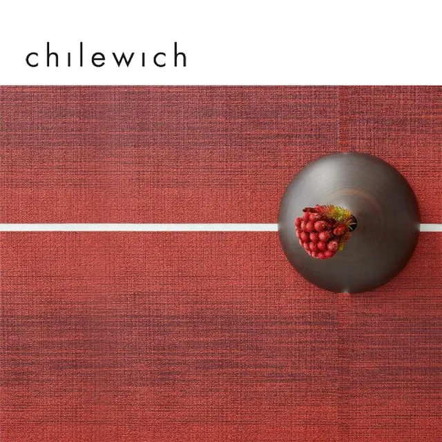 【Chilewich】Ombre 光影系列-桌旗餐墊36×183cm(露比紅 Ruby)