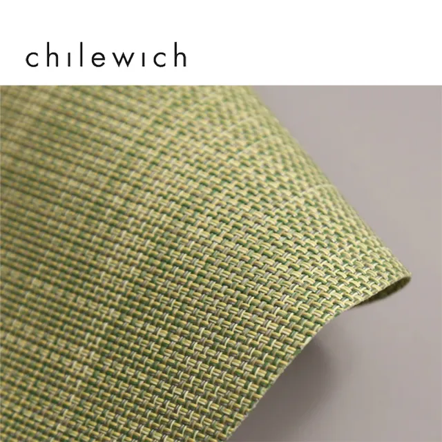 【Chilewich】MiniBasketweave 細網系列-桌旗餐墊3件組(蒔蘿綠 Dill)