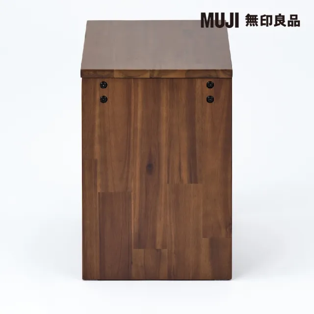【MUJI 無印良品】木製簡約桌邊凳/相思木 寬44*深30*高44cm