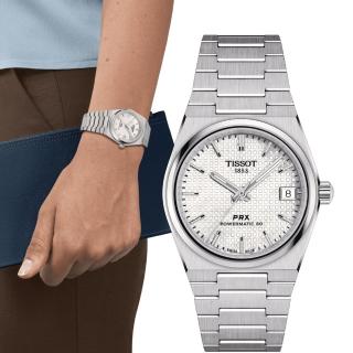 【TISSOT 天梭 官方授權】PRX系列 80小時動力機械腕錶(T1372071111100)