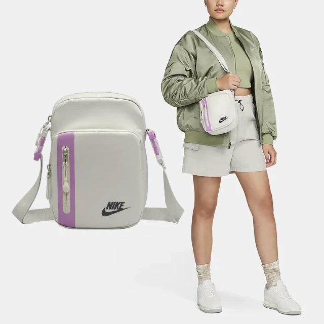 NIKE 耐吉 包包 Sabrina Premium Cross-Body 外出小包 斜背 側背 白 紫 莎賓娜(FN0363-072)