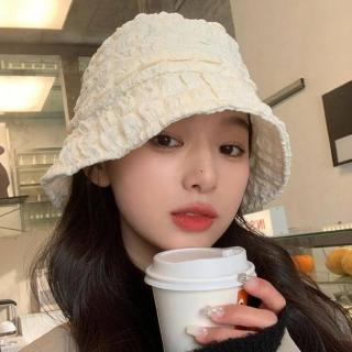 【Amirr 艾米爾】★ 小香顯小臉泡泡紗漁夫帽(防曬/女帽/遮陽)