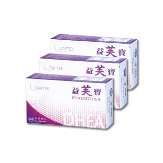【富霖生技】益芙寶 膠囊｜美國進口 山藥萃取含P-DHEA 去氫皮質酮 女性專用(三入組_60粒/盒)