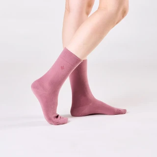【needo socks】單色寬口長襪(束口減壓/特殊織法舒適腳尖/台灣製/共5色)