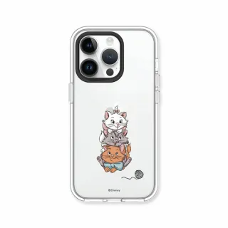 【RHINOSHIELD 犀牛盾】iPhone 13/13 Pro/Max/Clear透明防摔手機殼/迪士尼經典系列-貓兒歷險記(迪士尼)