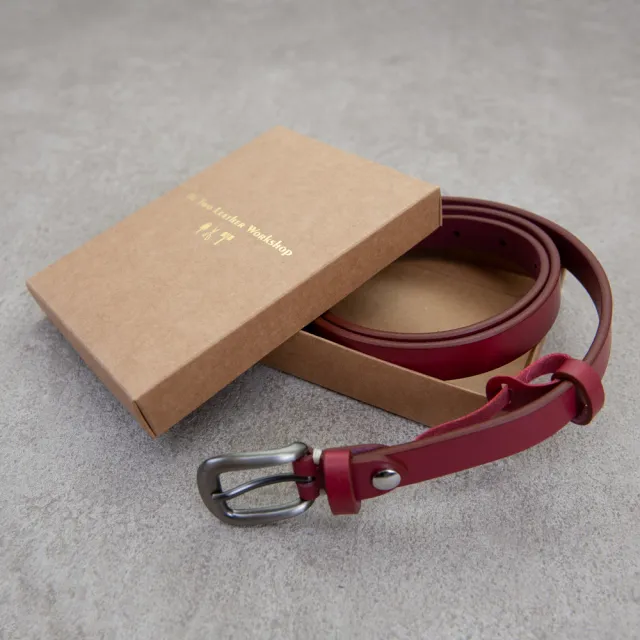 【Be Two】真皮 皮帶 客製燙金 義大利皮革 頭層牛皮 腰帶 18mm(手工皮件 台灣設計製造)