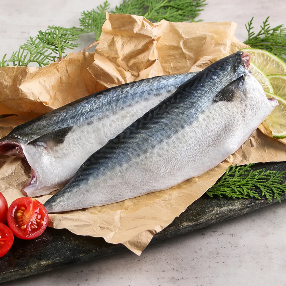 【美味邸家】南方澳現撈兩片切鯖魚40片(無鹽/薄鹽)