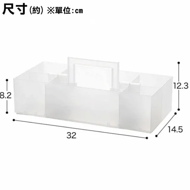 【NITORI 宜得利家居】文具用 手提收納盒 N INBOX CL(文具 收納 收納盒 N INBOX)