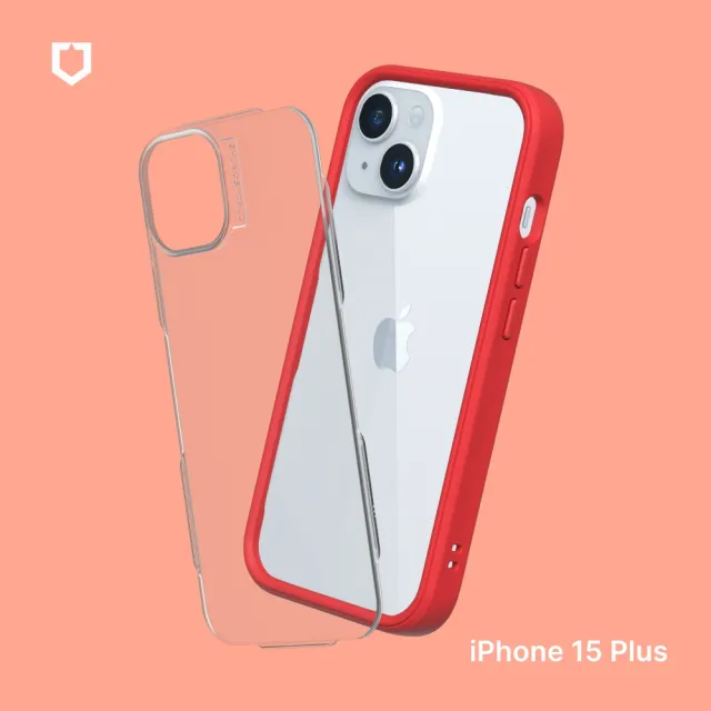 【RHINOSHIELD 犀牛盾】iPhone 15 Plus 6.7吋 Mod NX 邊框背蓋兩用手機保護殼(獨家耐衝擊材料)