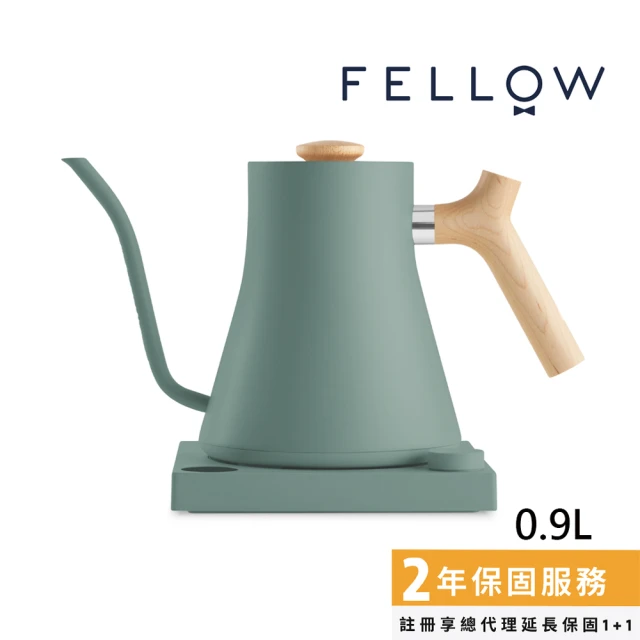 FELLOW Stagg EKG 電子溫控手沖壺 墨莉綠 900ml(搭配楓木實木把手/2023限量新色)