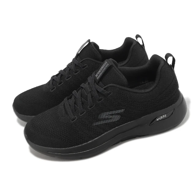 SKECHERS 休閒鞋 Go Walk Arch Fit-Grand Select 2 男鞋 黑 足弓支撐 健走鞋(216263-BBK)