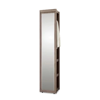 【ASSARI】肯尼士1.3尺立鏡櫃(寬40x深40x高197cm)