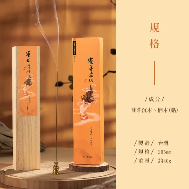 富山香堂】蜜芽莊沉香205木盒40g裝臥香越南惠安系(頂級沉香越南芽