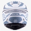 【SOL】SM-3 戰將 消光白/灰藍銀 可樂帽 全罩式 MD-04(可掀式安全帽│鏡片│內襯│輕量化)