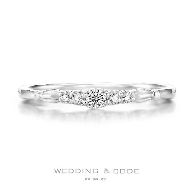 【WEDDING CODE】鉑金 12分鑽石女戒 3160(天然鑽石 母親節 現貨)
