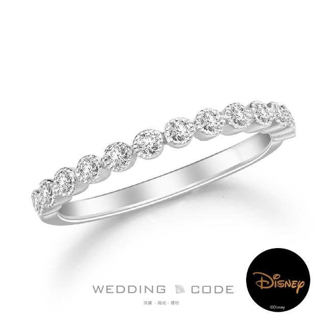 【WEDDING CODE】鉑金 21分鑽石女戒 迪士尼 3899(天然鑽石 母親節 現貨)
