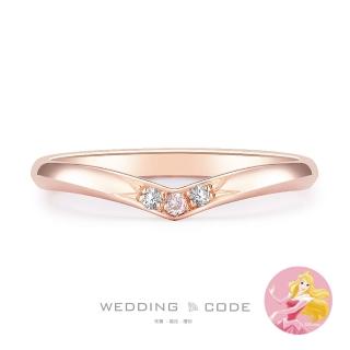 【WEDDING CODE】14K金 粉剛女戒 迪士尼睡美人 3613玫(限量 母親節 現貨)