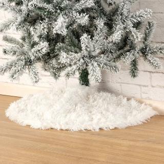 【NITORI 宜得利家居】聖誕樹裙 剖半聖誕樹用 HALF用 WHITE FUR NHN(聖誕樹裙 聖誕樹 聖誕)