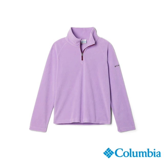 Columbia 哥倫比亞Columbia 哥倫比亞 童款-Glacial™刷毛半開襟上衣-木菫紫(UAG69870MV/HF)