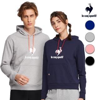 【LE COQ SPORTIF 公雞】官方直營 休閒基礎連帽T恤 男女款-4色-LWS23431